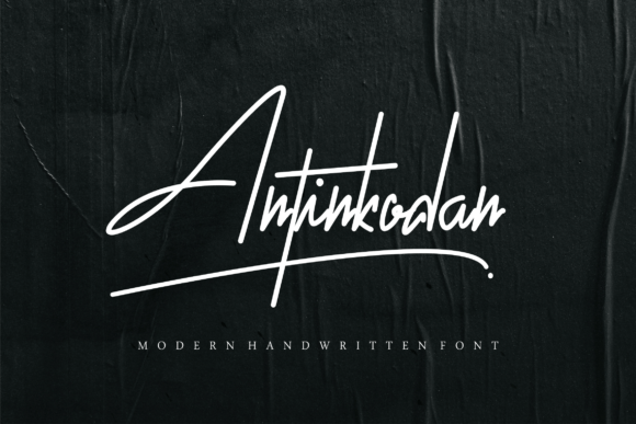 Antinkodan: A Modern Handwritten Font for Thoughtful Design