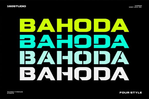 Bahoda: A Bold Sans Serif Font for Editorial Impact