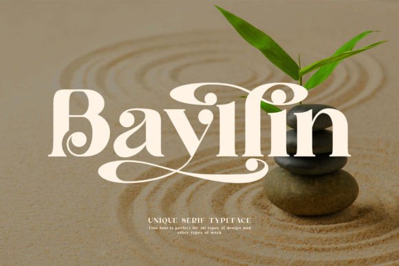 Bayllin Unique Serif Typeface for Professional Branding