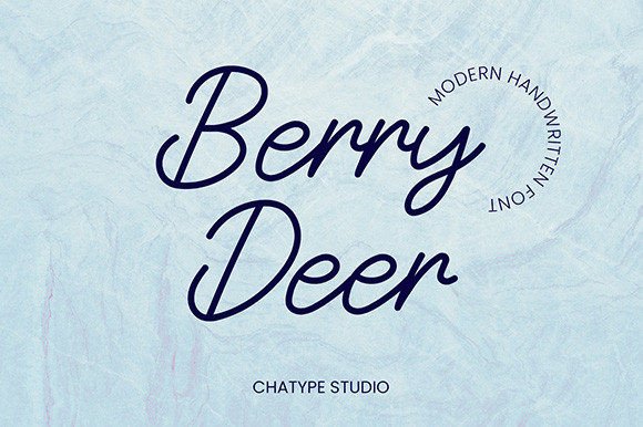Berry Deer: A Modern Handwritten Font for Thoughtful Editorial Design
