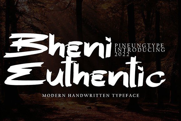 Bheni Euthentic: A Bold Handwritten Font for Scroll-Stopping Campaigns
