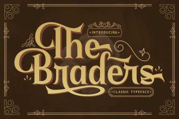 Braders: A Serif Typeface That Elevates Handmade Design