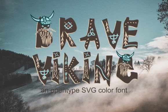 Brave Viking Font: A Color Display Typeface That Delivers Personality