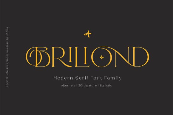 Briliond: A Luxe Serif Font for Elegant Web Design