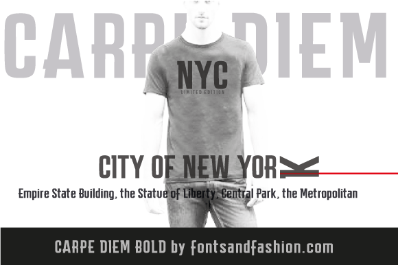 Carpe Diem Bold: A Sans Serif That Anchors Meaning