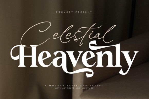 Celestial Heavenly: A Serif Font That Elevates Digital Branding