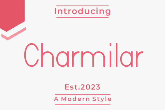 Charmilar: A Modern Sans Serif Font for Thoughtful Branding