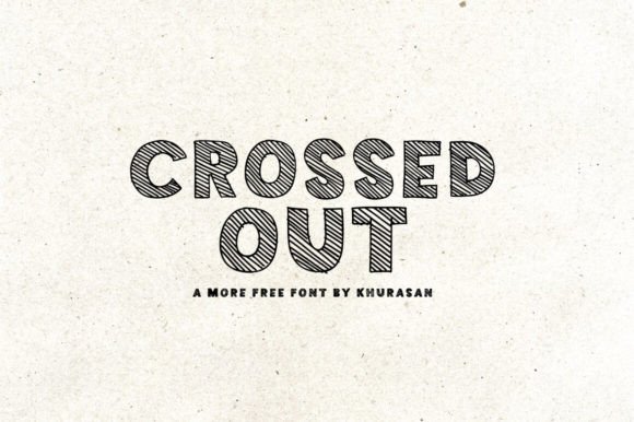 Crossed out: A Handwritten Display Font That Feels Human