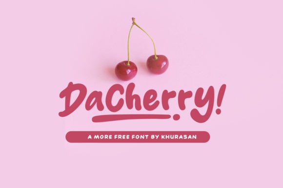 Dacherry: A Modern Display Font for Digital Branding