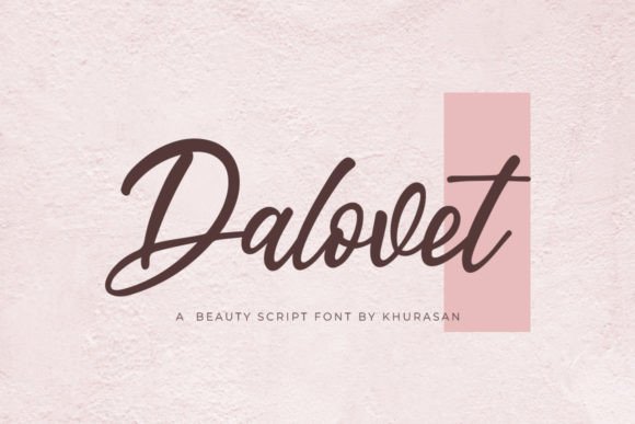 Dalovet: A Modern Script Font for Scroll-Stopping Brand Content