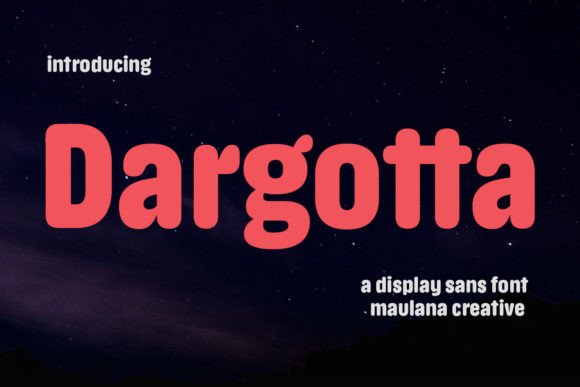 Dargotta: A Fresh Sans Serif for Confident Digital Branding