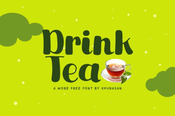 Drink Tea: A Thoughtful Display Font for Editorial Calm