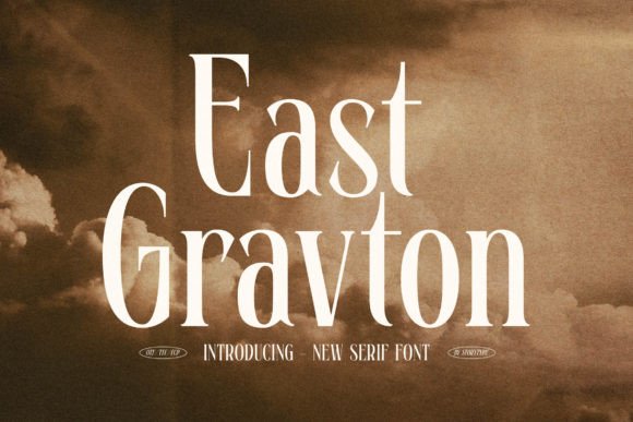 East Gravton: A Modern Serif for Digital Elegance