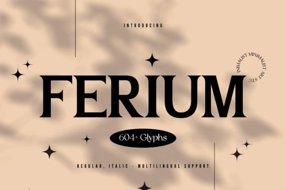 Ferium: A Serif That Speaks With Quiet Authority
