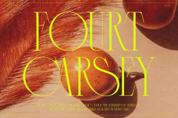 Fourt Carsey: A Serif Font for Elegant Digital Branding