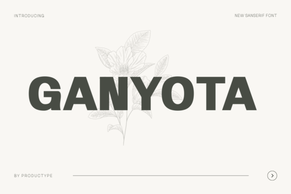 Ganyota: A Modern Sans Serif for Thoughtful Typography
