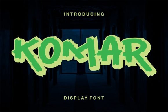 Komar: A Bold, Playful Display Font for Real Branding Work