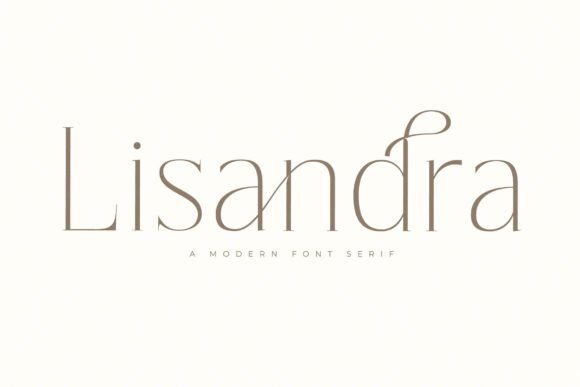 Lisandra: A Serif Typeface That Elevates Your Brand