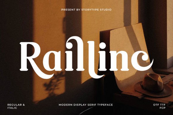 Raillinc Serif Typeface for Handmade Creators