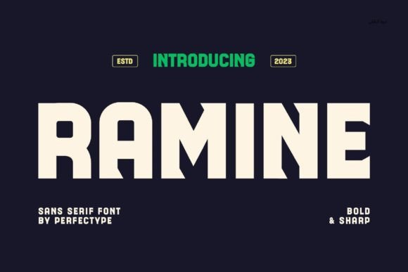 Ramine: A Modern Sans Serif That Elevates Real Business Branding