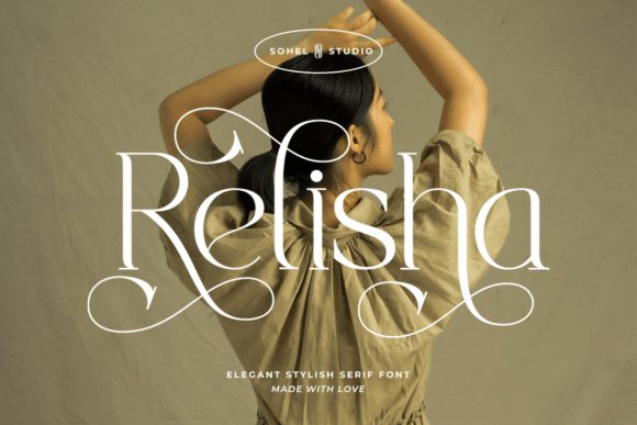 Relisha: A Modern Serif Typeface for Elegant Brand Identities