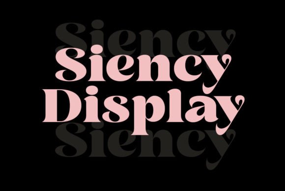 Siency Display: A Serif Font That Elevates Handmade Products