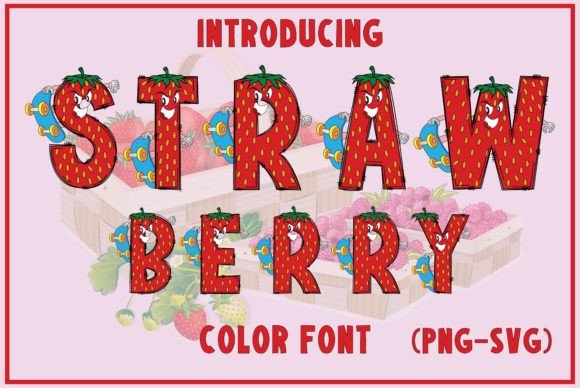 Strawberry Funny: A Joyful Display Font for Editorial Warmth