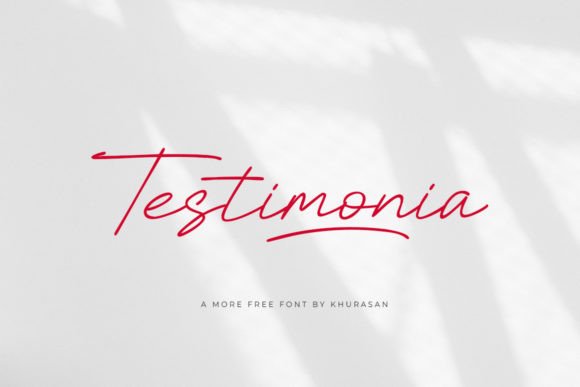Testimonia: A Clean, Elegant Script Font for Real Branding Work