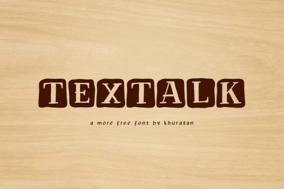 Textalk: A Modern Display Font That Elevates Small Business Branding
