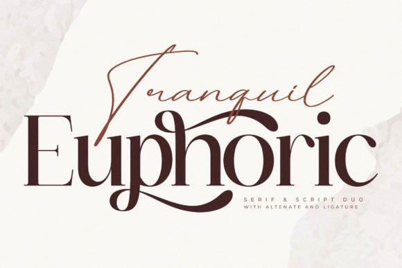 Tranquil Euphoric: A Serif Font That Elevates Digital Branding