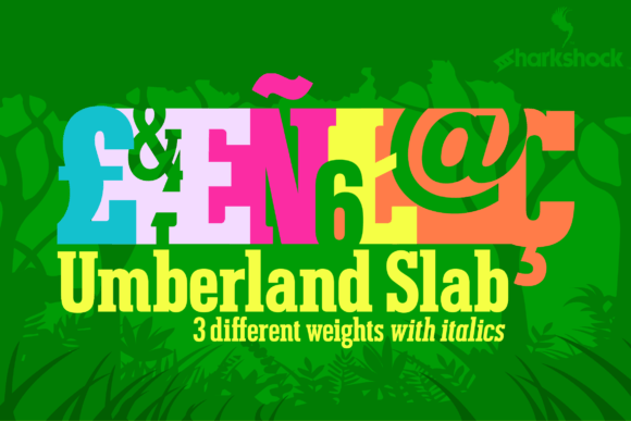 Umberland Slab: A Bold Serif Font That Commands Attention